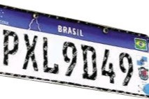 Carros com nova placa